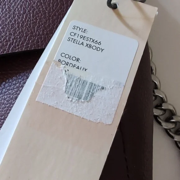 Rebecca Minkoff Burgundy Leather Crossbody Bag - Picture 4 of 5